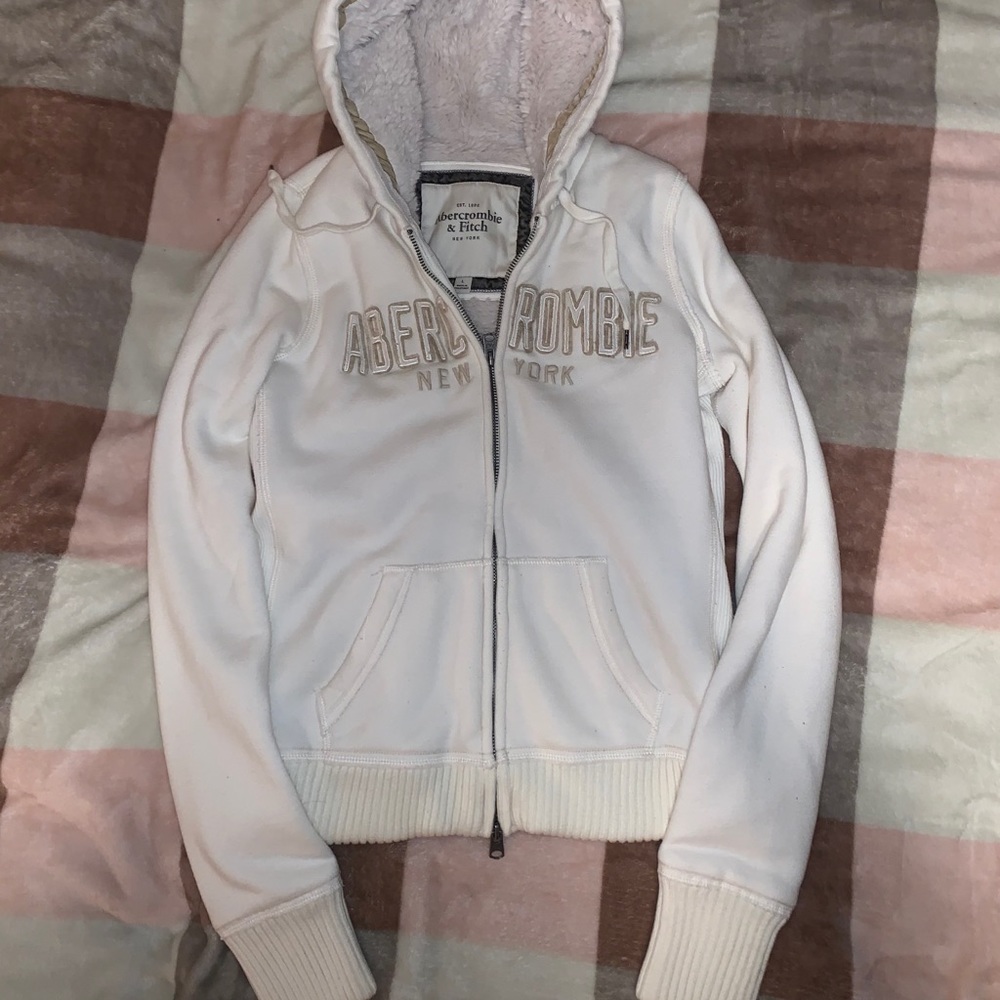 Fur lined Abercrombie hoodie